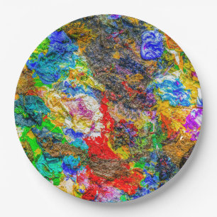 Plato De Papel Paleta de colores