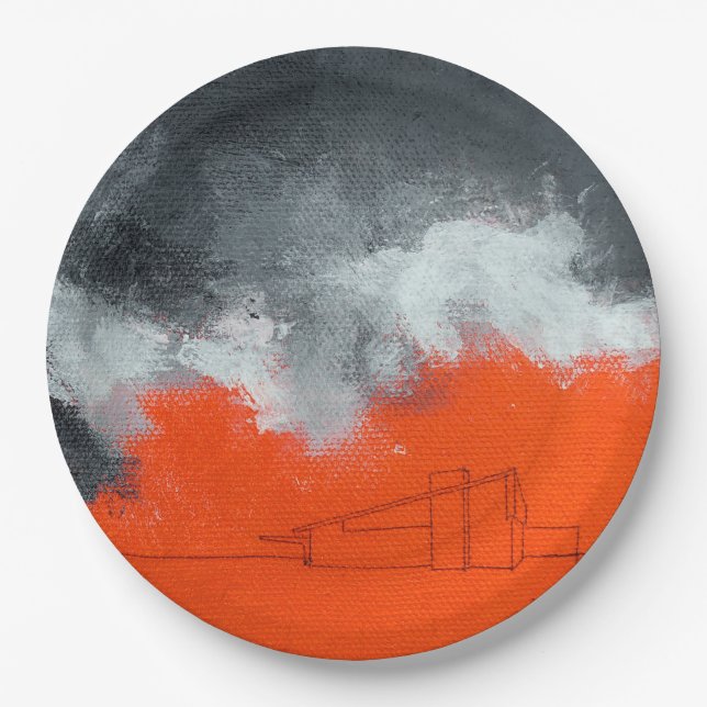 Plato De Papel Palm Springs Alexander Plate One (Anverso)