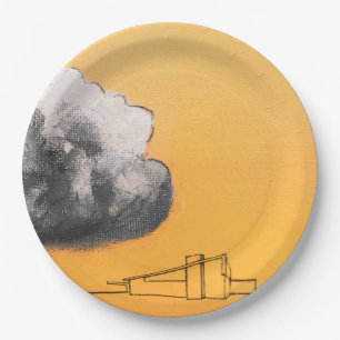 Plato De Papel Palm Springs Alexander Storm Cloud se acerca a Din