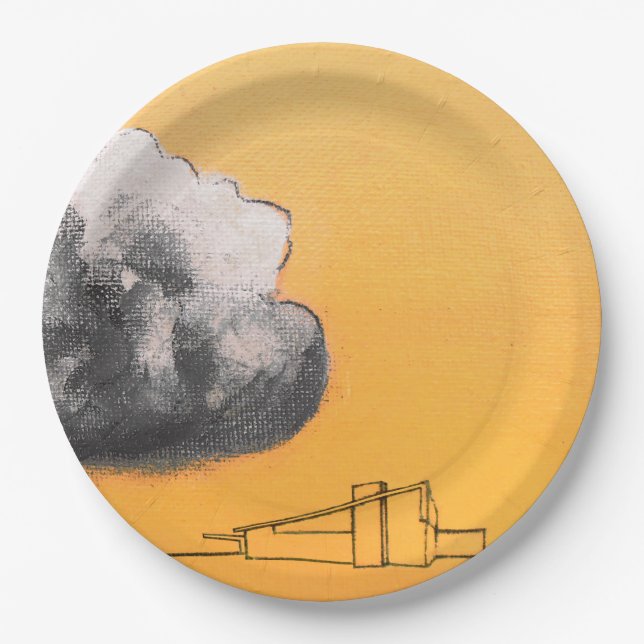 Plato De Papel Palm Springs Alexander Storm Cloud se acerca a Din (Anverso)