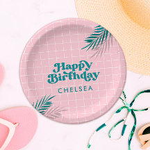 Palm Springs Pool Fiesta Adulto Rosa Cumpleaños