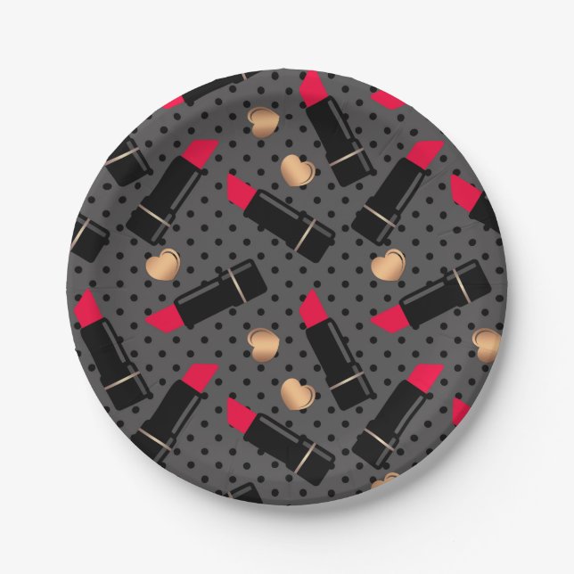 Plato De Papel Palo de labios favorito (Anverso)