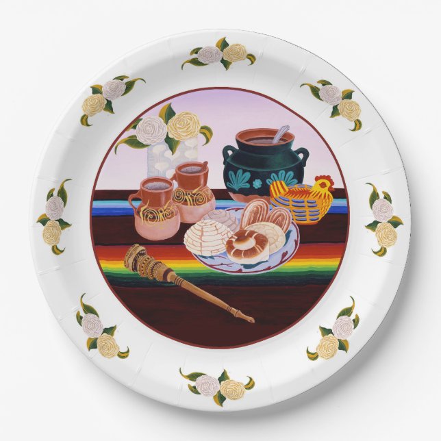Plato De Papel Pan Dulce (Anverso)
