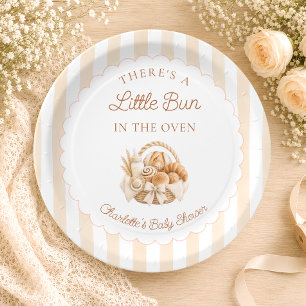 Plato De Papel Panadería Pan en el Horno Baby Shower