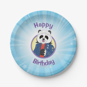 Plato De Papel Panda de Amanda