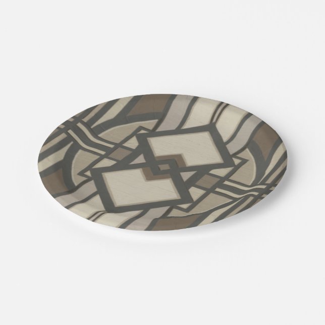 Plato De Papel Panel de decó neutro I (Angular)