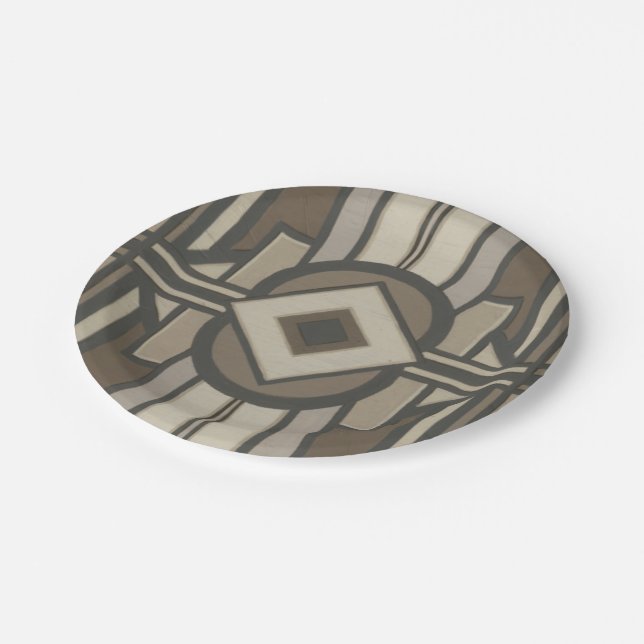 Plato De Papel Panel de decó neutro II (Angular)