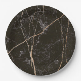 Plato De Papel Pantera negra