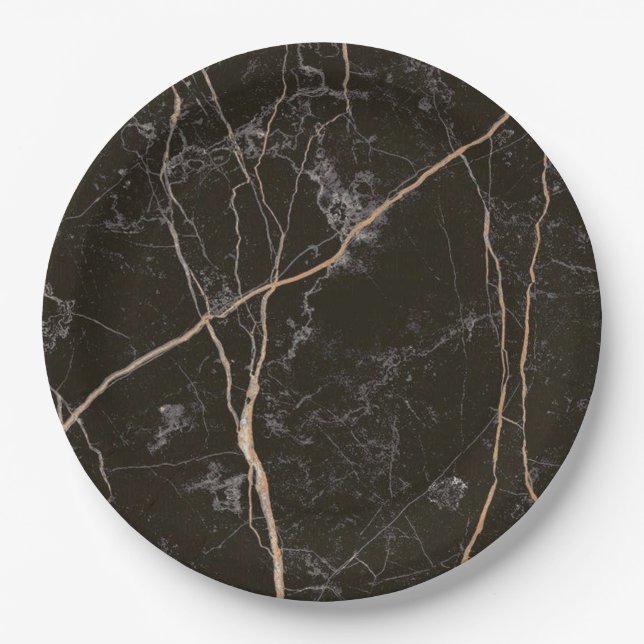 Plato De Papel Pantera negra (Anverso)