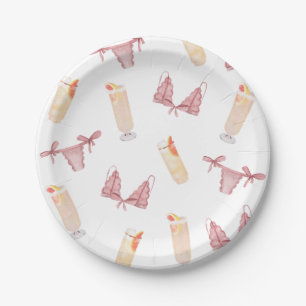 Plato De Papel Panties & Palomas Bridal Shower Bachelorette