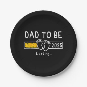 Plato De Papel Papá debe ser 2025 Papá quiere que 2025 mi papá se