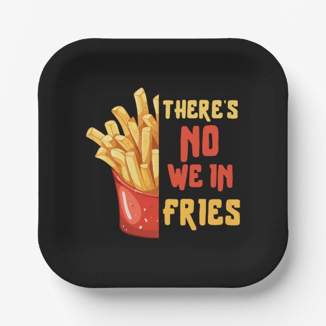 Plato De Papel papas fritas (Anverso)