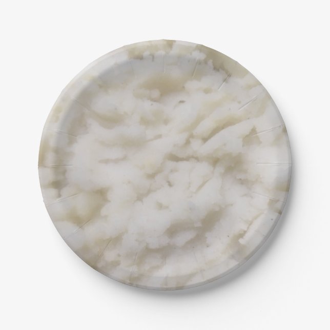 Plato De Papel Papas machacadas (Anverso)