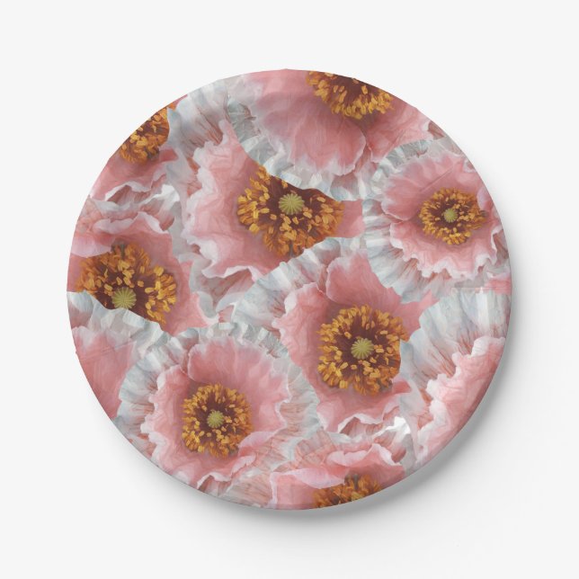 Plato De Papel papas rosadas (Anverso)