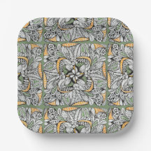 Papel abstracto de doodle para brunch y noche de j