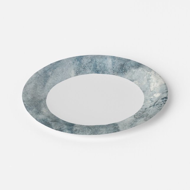 Plato De Papel Papel acuarela. (Angular)