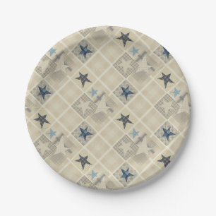 Plato De Papel Papel beige