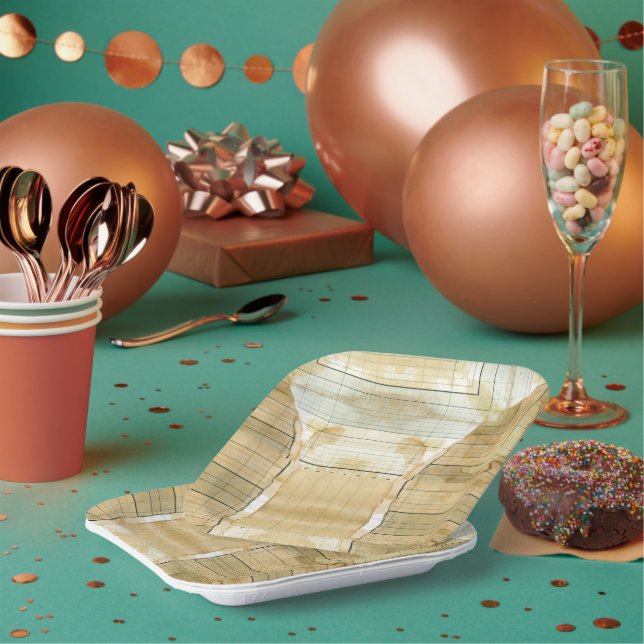 Plato De Papel Papel contable de Coffee Sed Ledger (Multi)