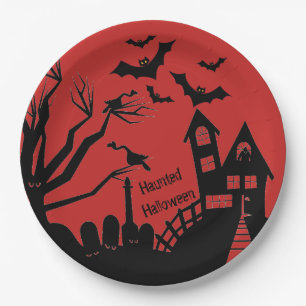 Plato De Papel Papel de Halloween ensordecedor