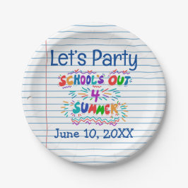 Plato De Papel Papel de hoja suelto en la escuela