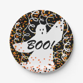 PLATO DE PAPEL ¡PAPEL ELEGANTE PLATE_BOO! FANTASMA DE HALLOWEEN