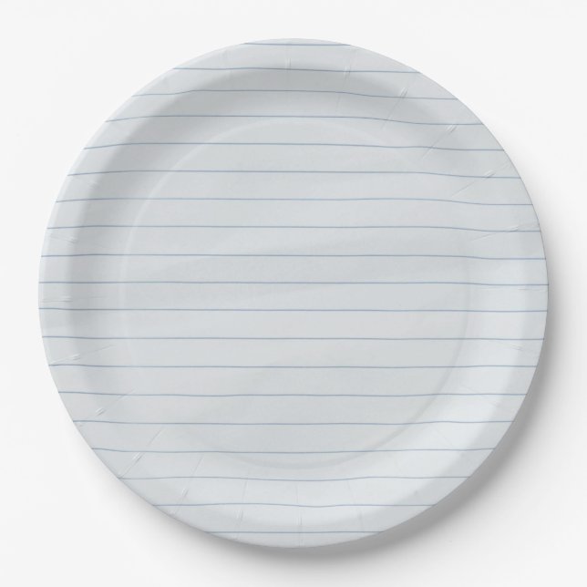 Plato De Papel Papel en blanco (Anverso)