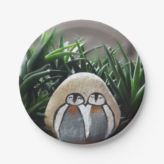 Plato De Papel Papel fotográfico de la planta de piedra de Pebgui (Anverso)