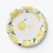 Papel limón Plantas Citrus de primer cumpleaños li