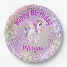Papel mágico de la fiesta de cumpleaños de Unicorn
