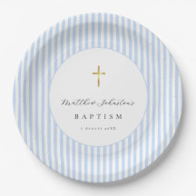 Papel para Bautizo de Niño Azul Bebé