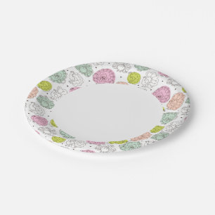 Plato De Papel papel pintado para niños pavos