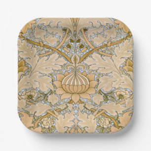 Plato De Papel Papel pintado vintage St James Acanthus de William