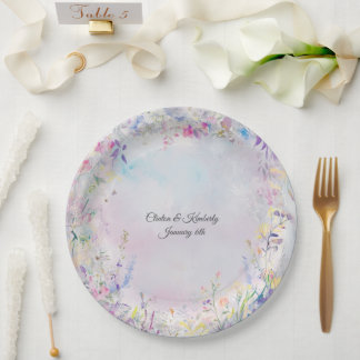 Plato De Papel Papel y bolas de Fiesta de Amara - Personalizable