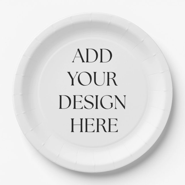 Plato De Papel Paper & Party Plates (Anverso)