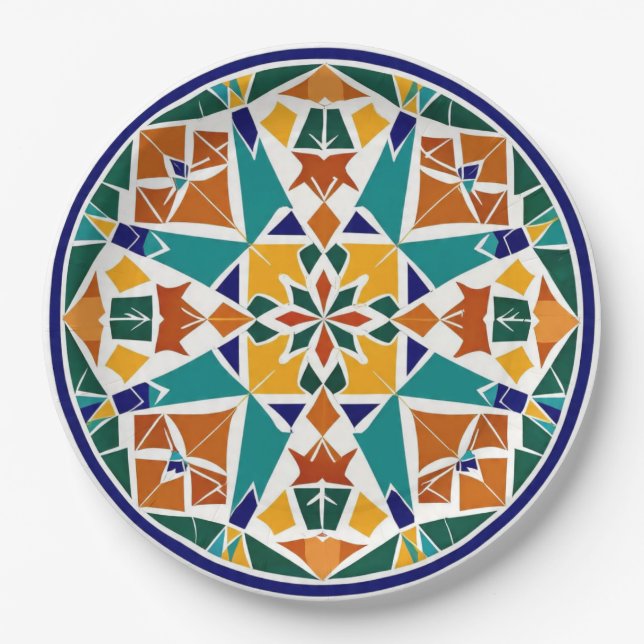 Plato De Papel Paper Plate  (Anverso)