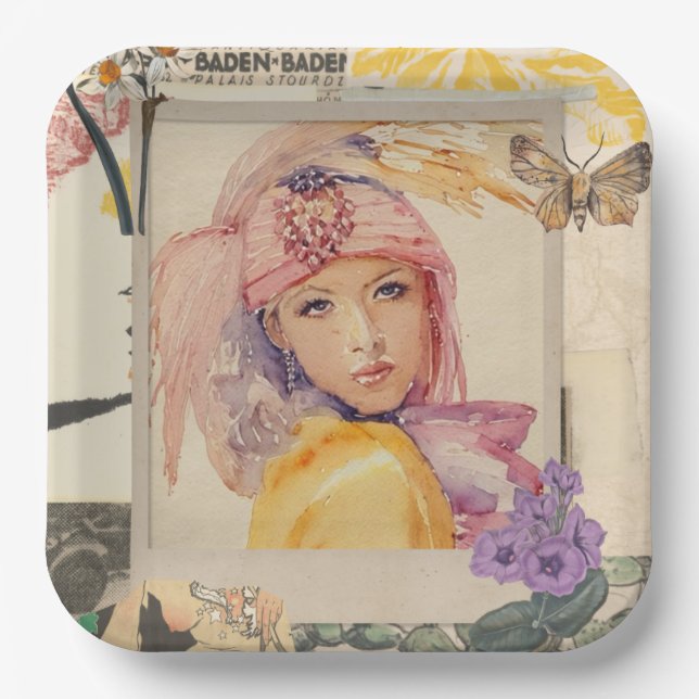 Plato De Papel Paper Plate (Anverso)