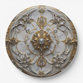 Plato De Papel Paper Plate 9" Round