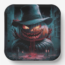 Plato De Papel Paper Plate Dark Art Série 1