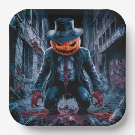 Plato De Papel Paper Plate Dark Art Série 1 02