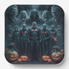 Plato De Papel Paper Plate Dark Art Série 1 03