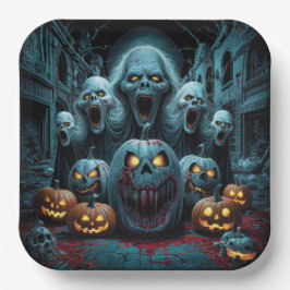 Plato De Papel Paper Plate Dark Art Série 1 10