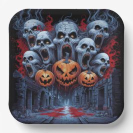 Plato De Papel Paper Plate Dark Art Série 1 11