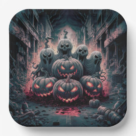 Plato De Papel Paper Plate Dark Art Série 1 13