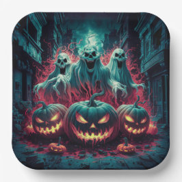 Plato De Papel Paper Plate Dark Art Série 1 14