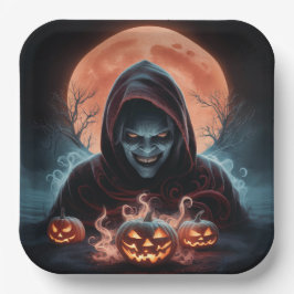 Plato De Papel Paper Plate Dark Art Série 1 20