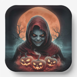 Plato De Papel Paper Plate Dark Art Série 1 21