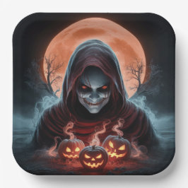 Plato De Papel Paper Plate Dark Art Série 1 22