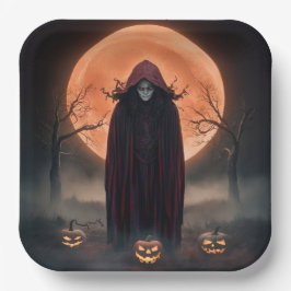 Plato De Papel Paper Plate Dark Art Série 1 23