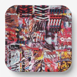 Plato De Papel Paper Plate – Fragmented Pulse