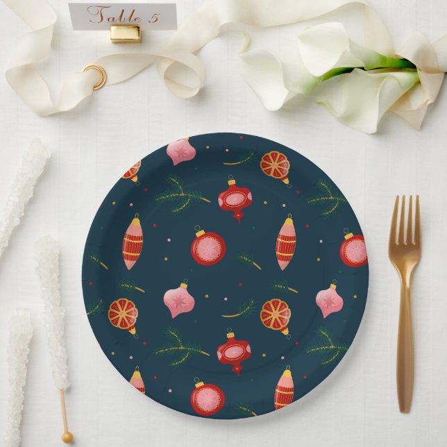 Plato De Papel paper plate HO  HO  HO (Boda)